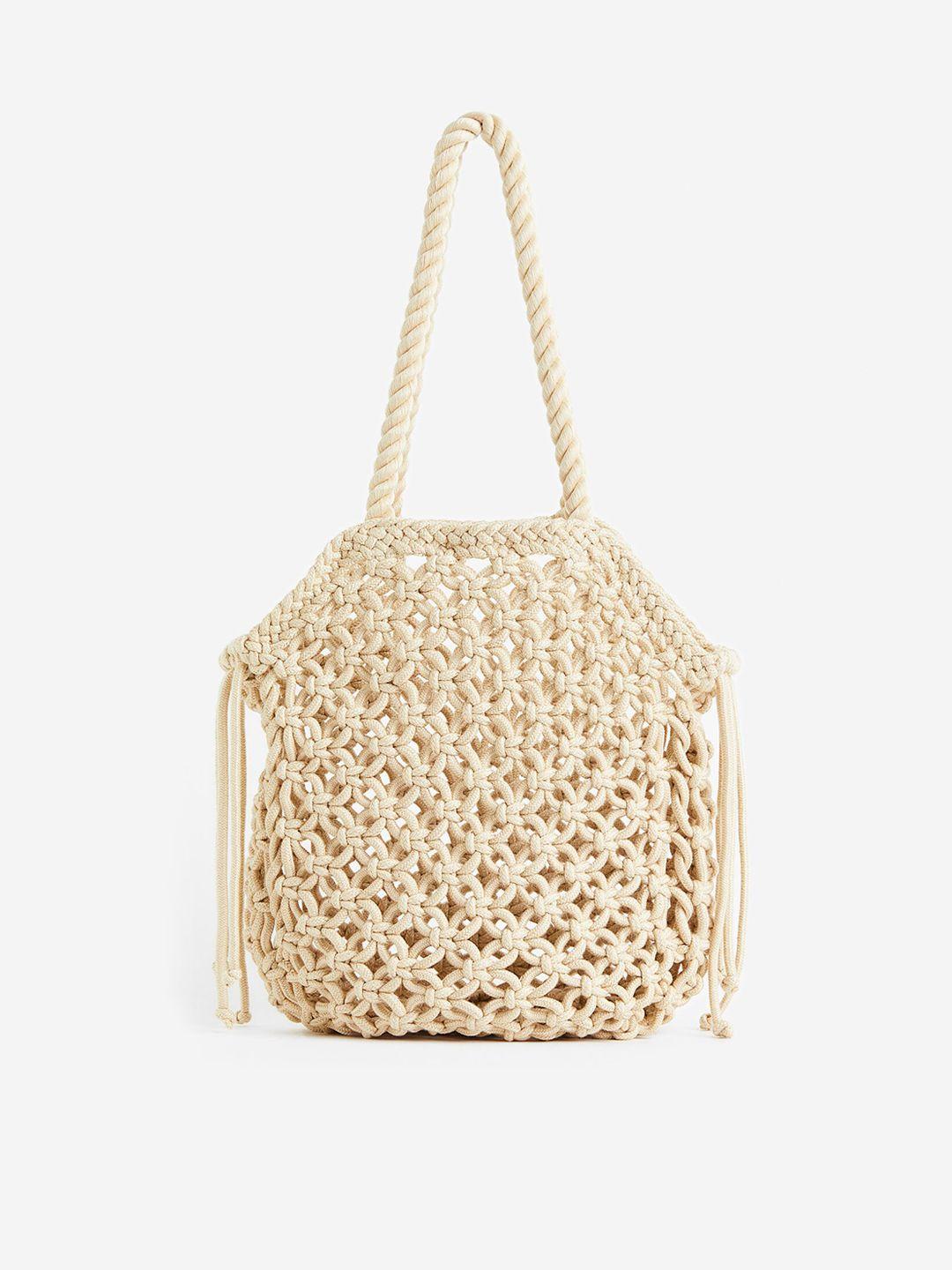 h&m women macrame shopper