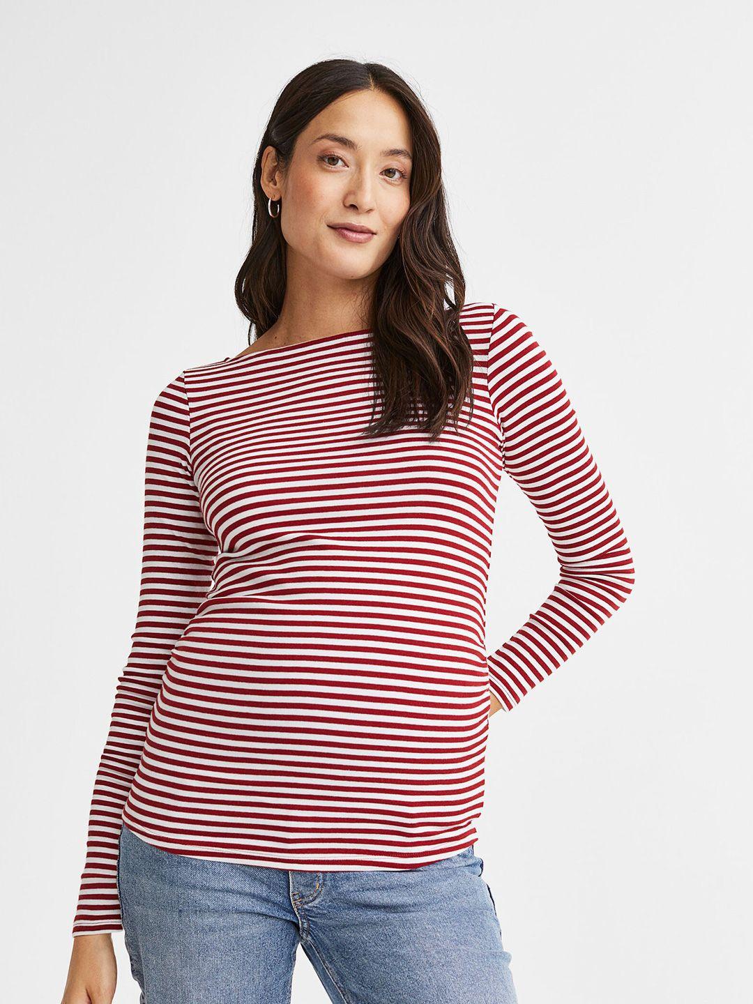 h&m women mama long-sleeved cotton top