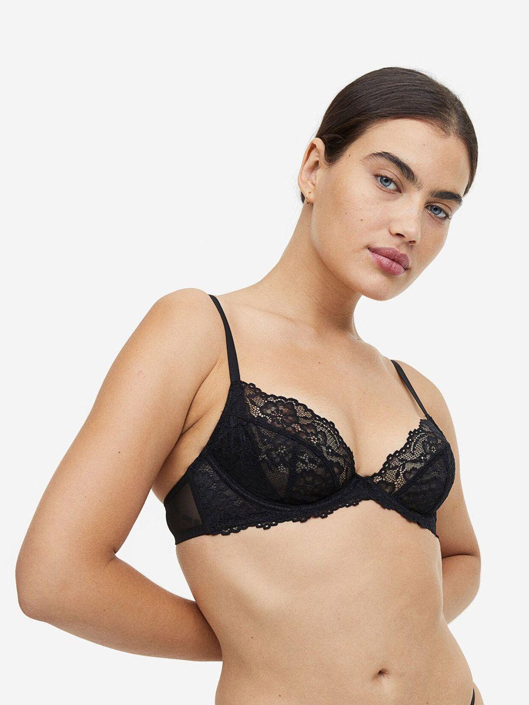 h&m women pack of 2 non padded bra