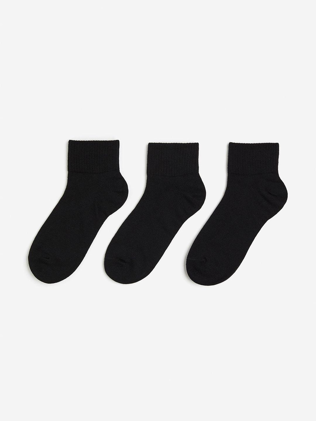 h&m women pack of 3 ankle-length drymove sports socks