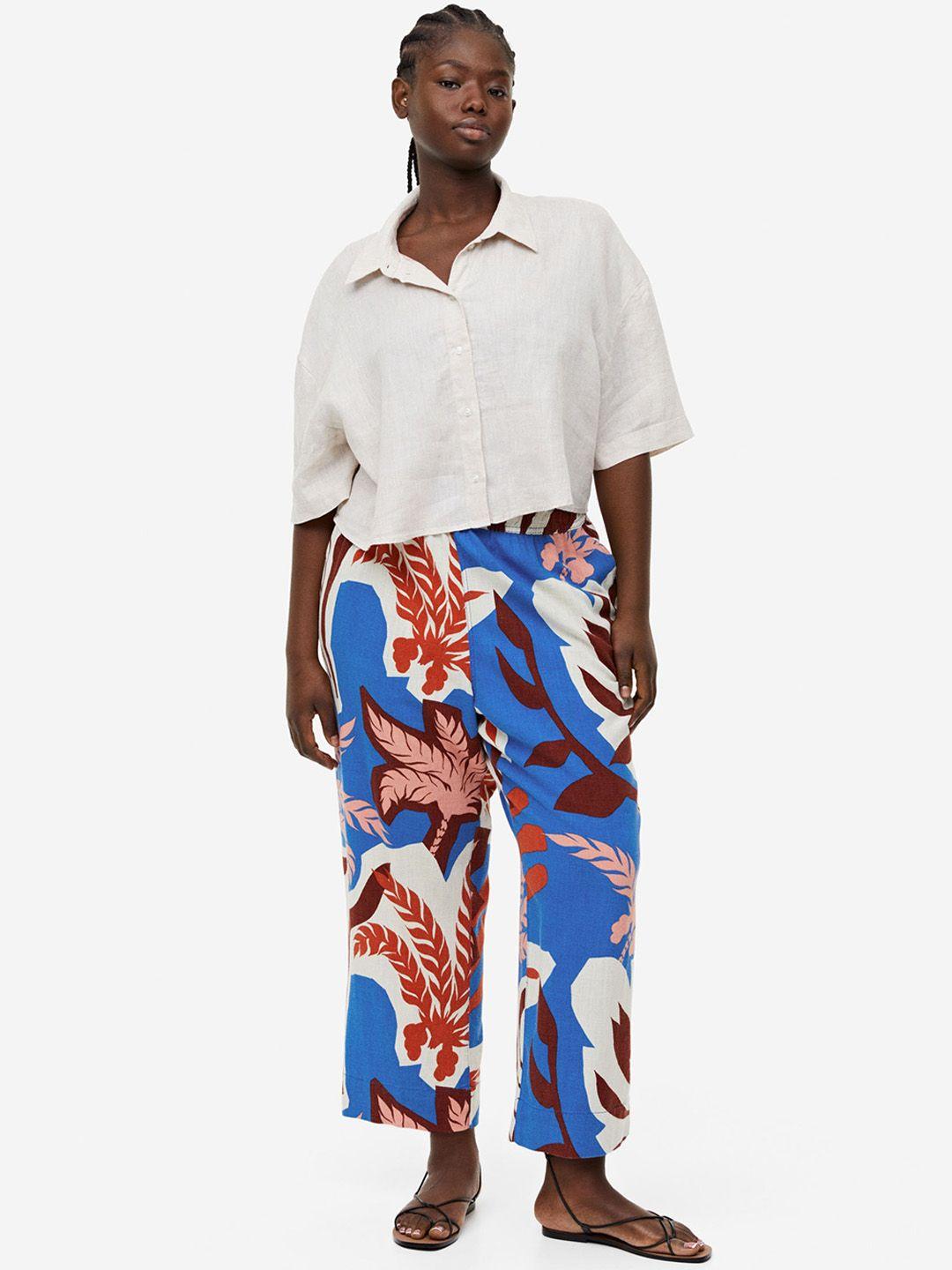 h&m women paper bag trousers