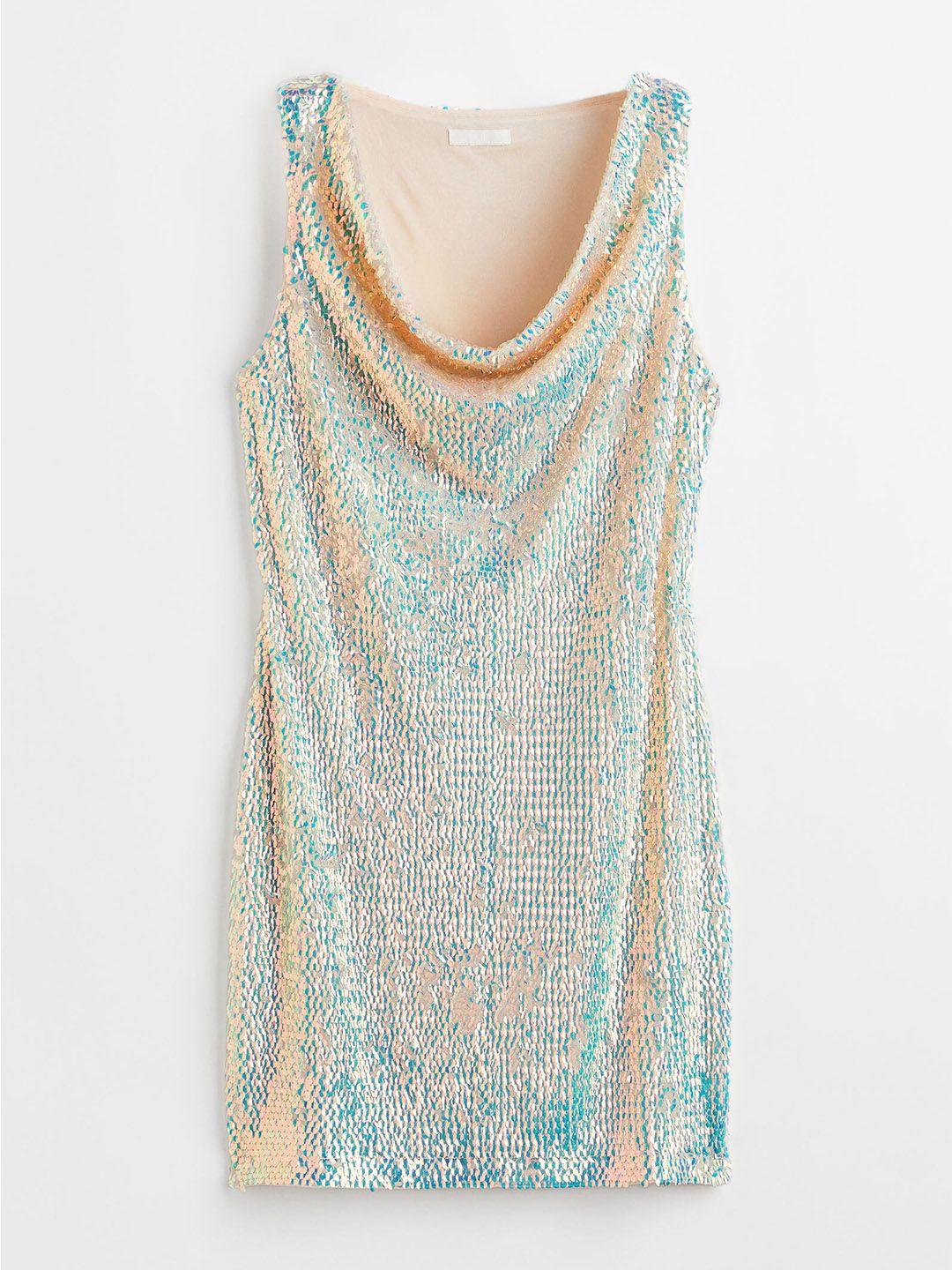 h&m women sequined dress