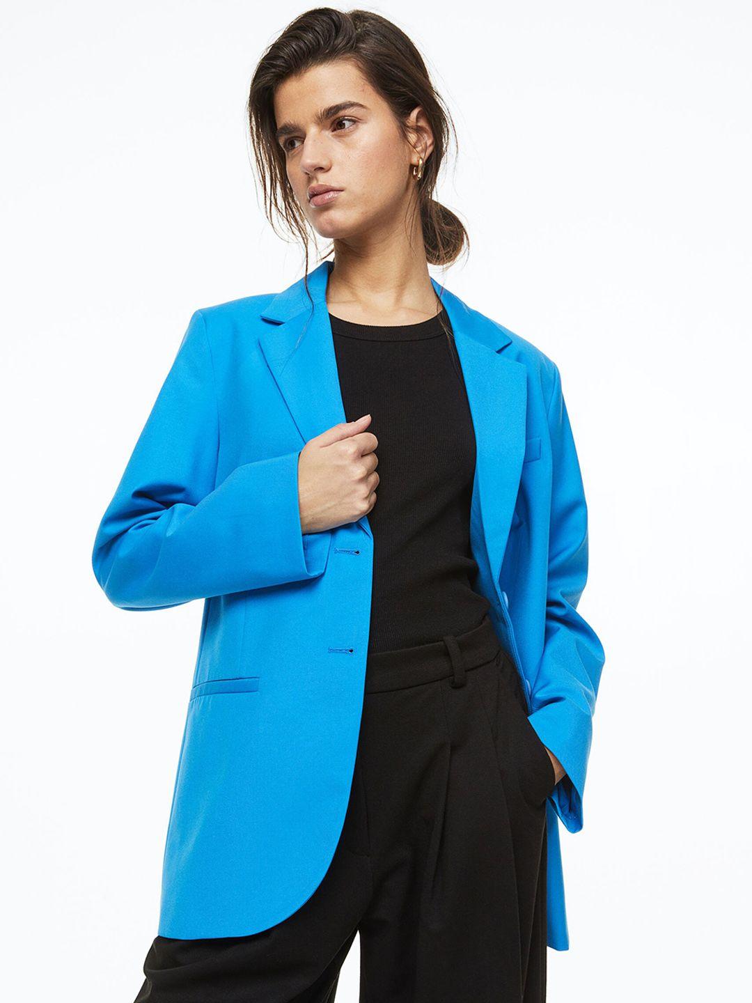 h&m women single-breasted blazer