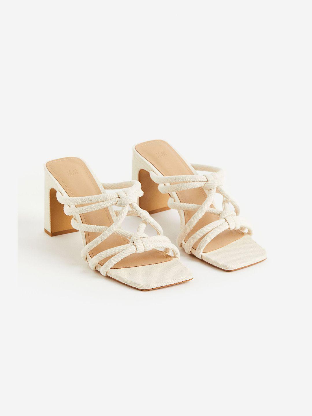 h&m women square-toe mules