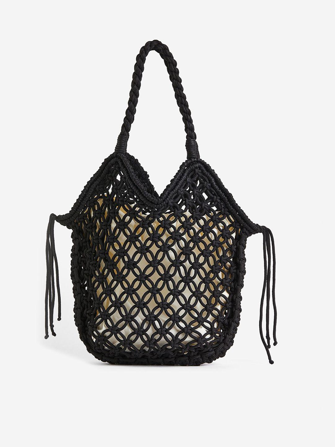 h&m women string pouch bag