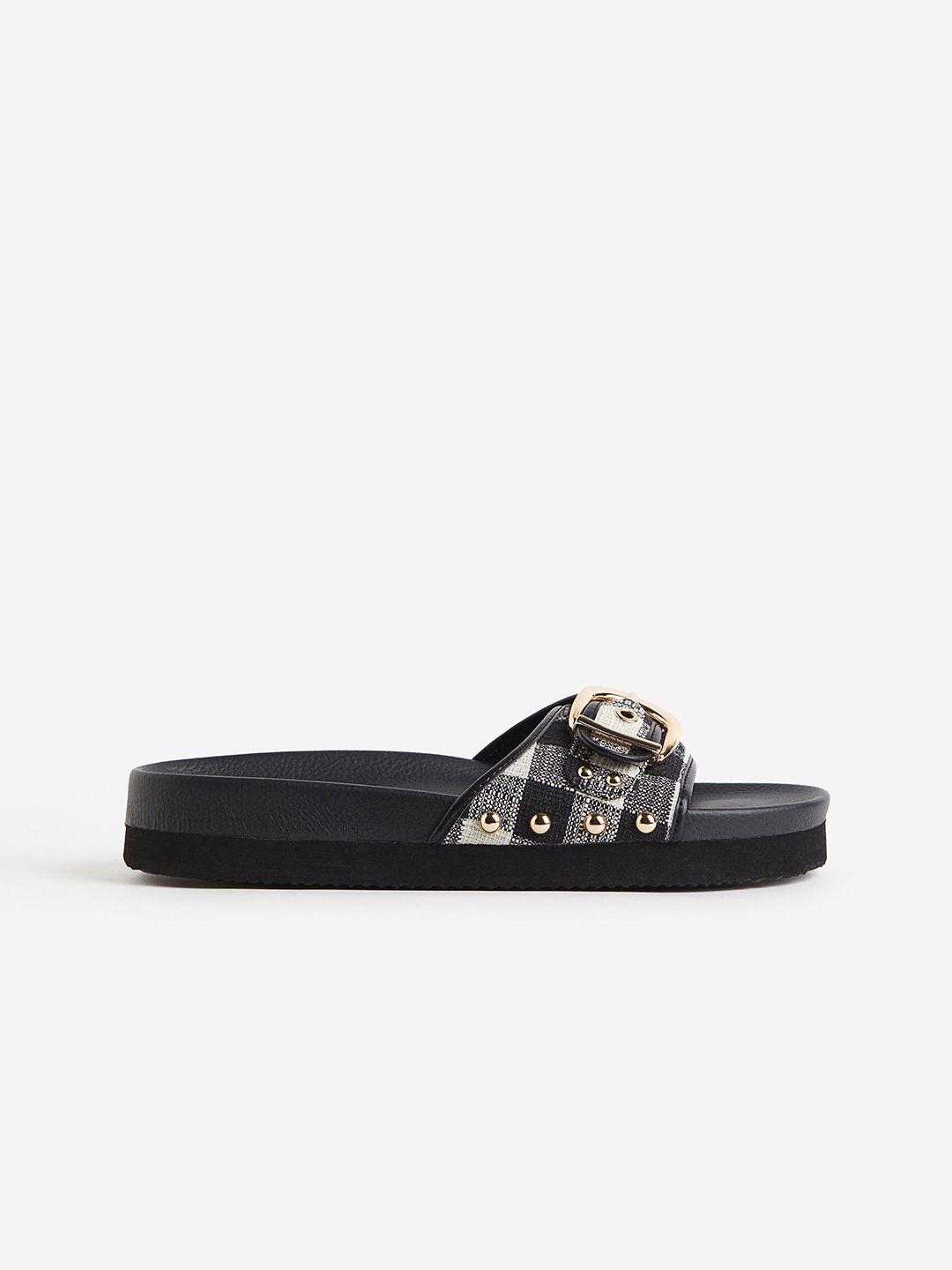 h&m women studded sliders