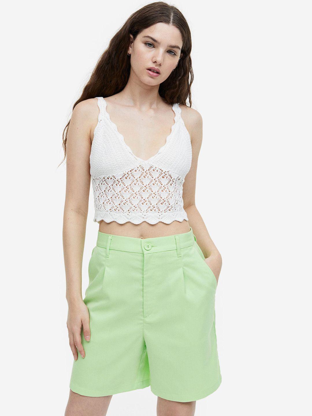 h&m women tailored shorts