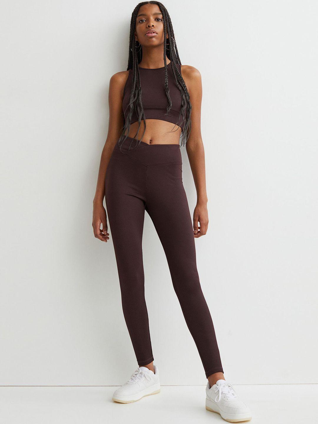 h&m women v-waist leggings