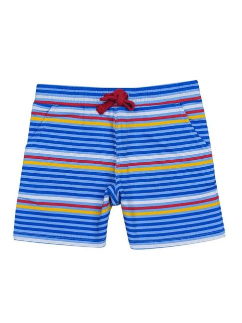 h by hamleys boys blue striped shorts