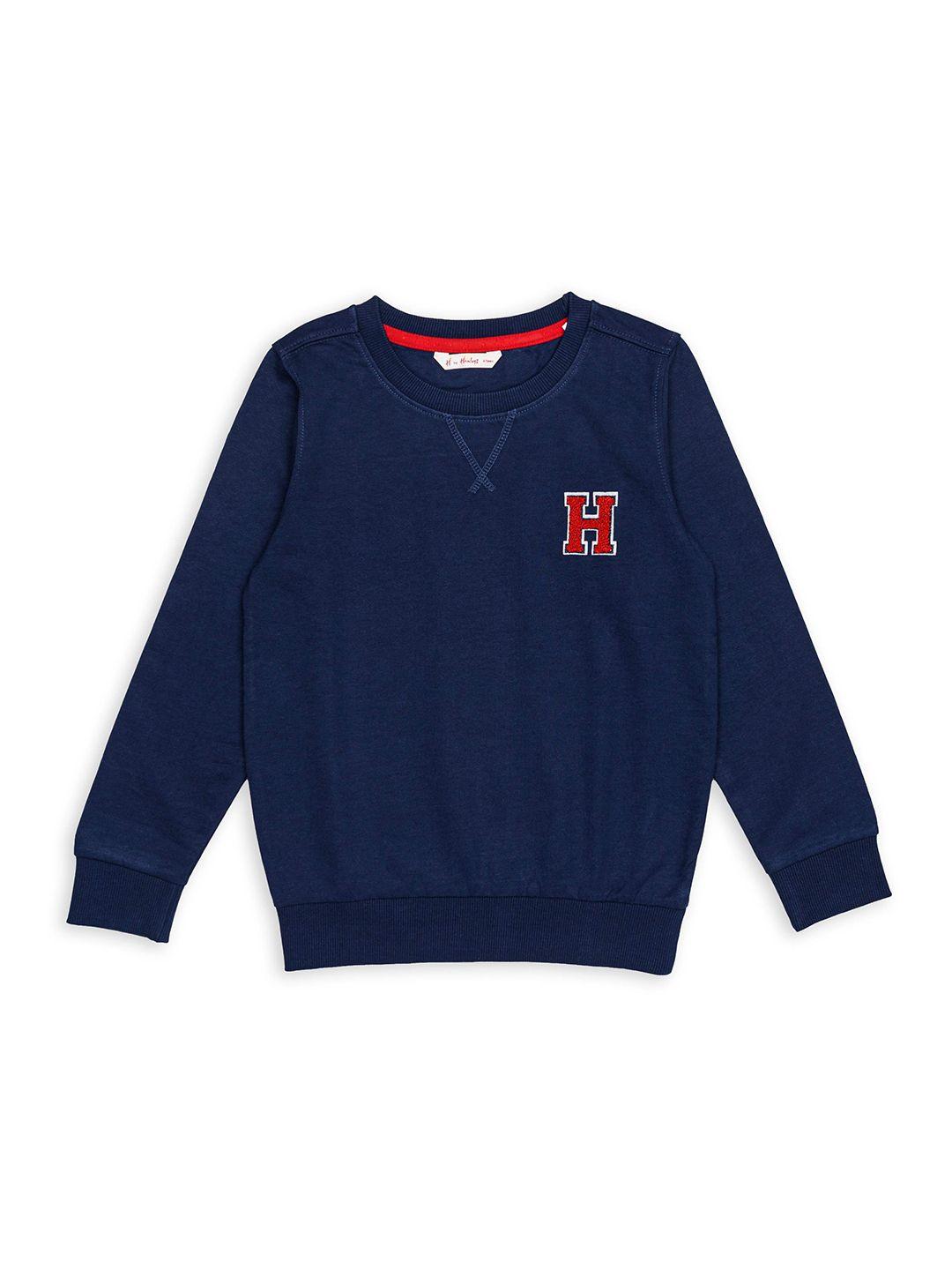 h by hamleys boys embroidered cotton sweatshirt