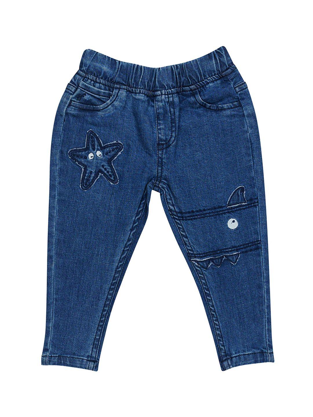 h by hamleys boys low distress stretchable jeans