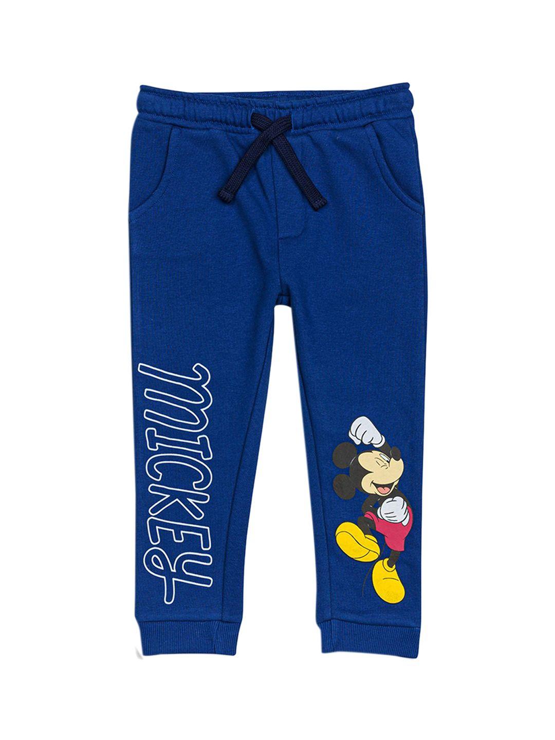 h by hamleys boys mickey mouse printed cotton joggers