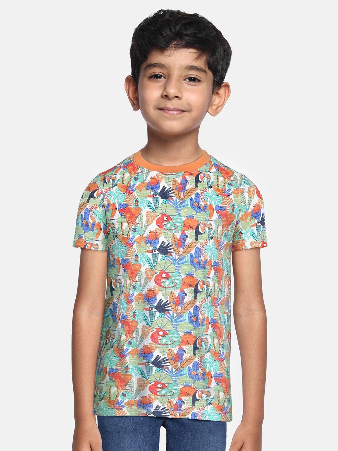 h by hamleys boys multicoloured printed pure cotton t-shirt