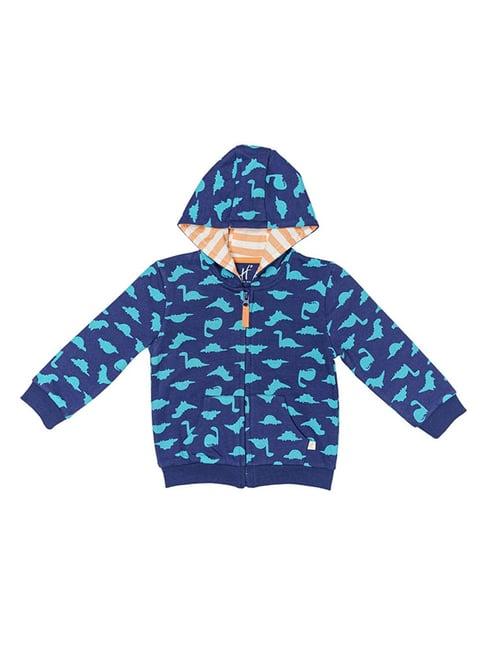 h by hamleys infants boys navy printed full sleeves sweatshirt