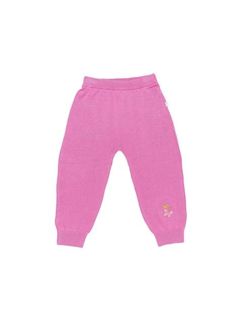 h by hamleys infants girls pink solid joggers