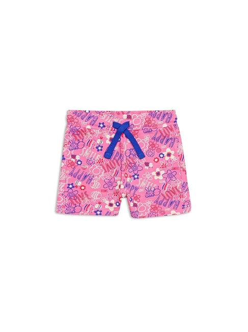 h by hamleys kids pink printed shorts