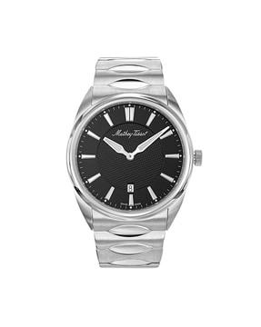 h791an analogue watch with stainless steel strap