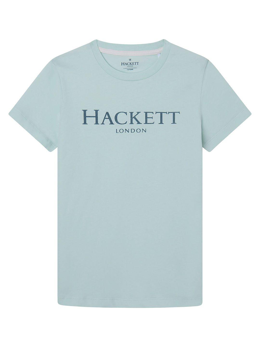 hackett london boys slim fit typography printed cotton t-shirt