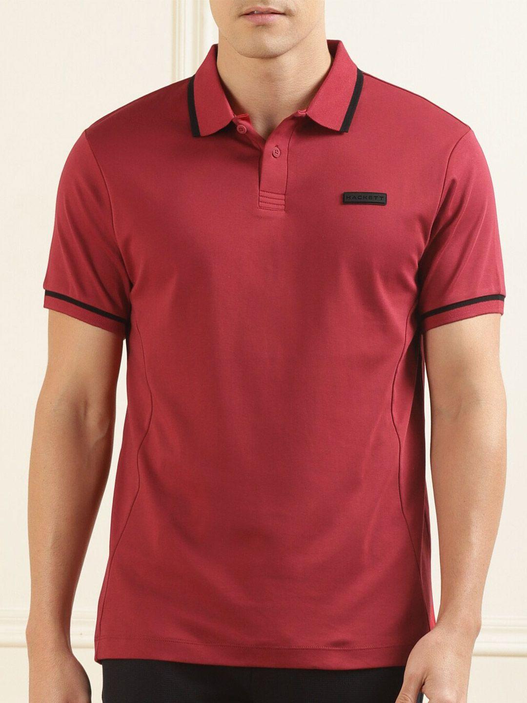 hackett london polo collar t-shirt