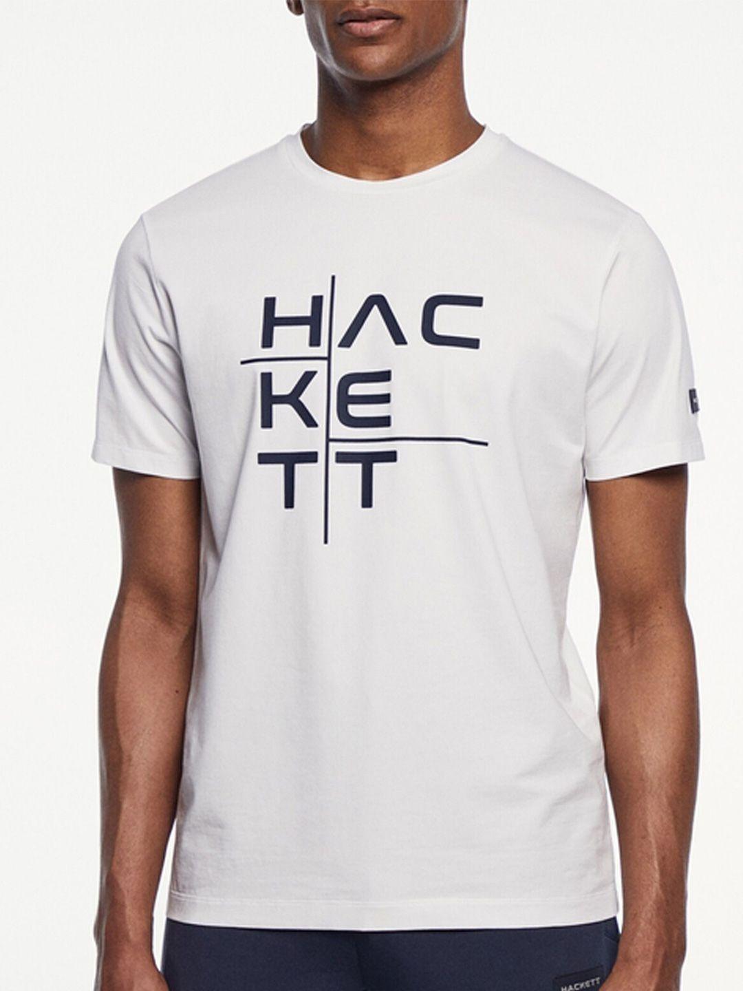 hackett london typography printed t-shirt