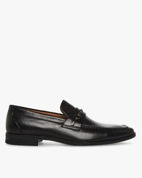 hades leather dress loafers
