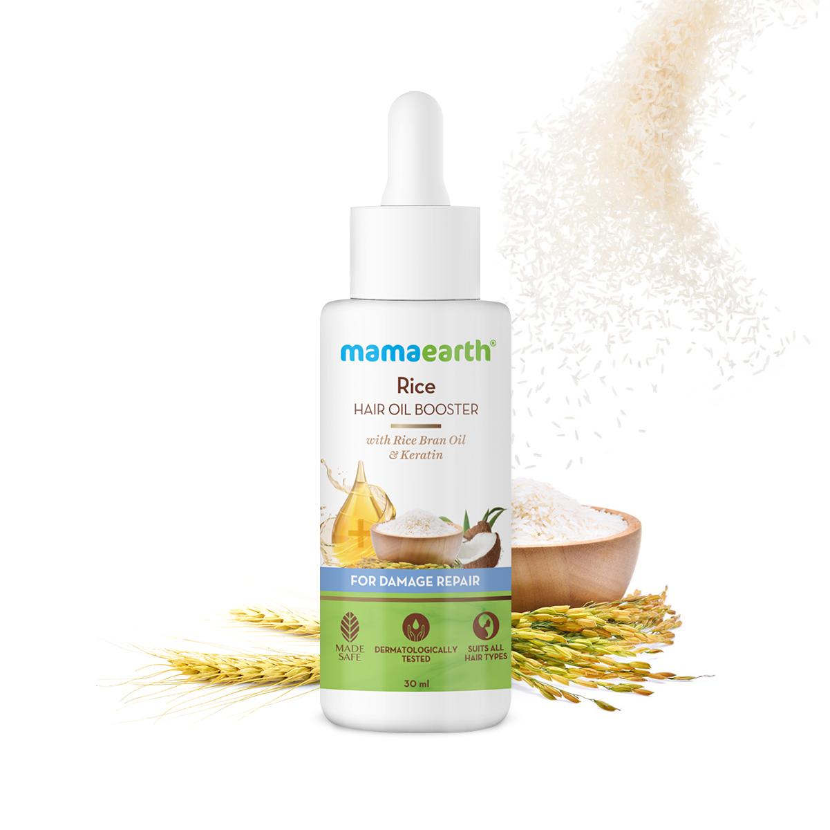 hair oil booster - 30 ml | rice