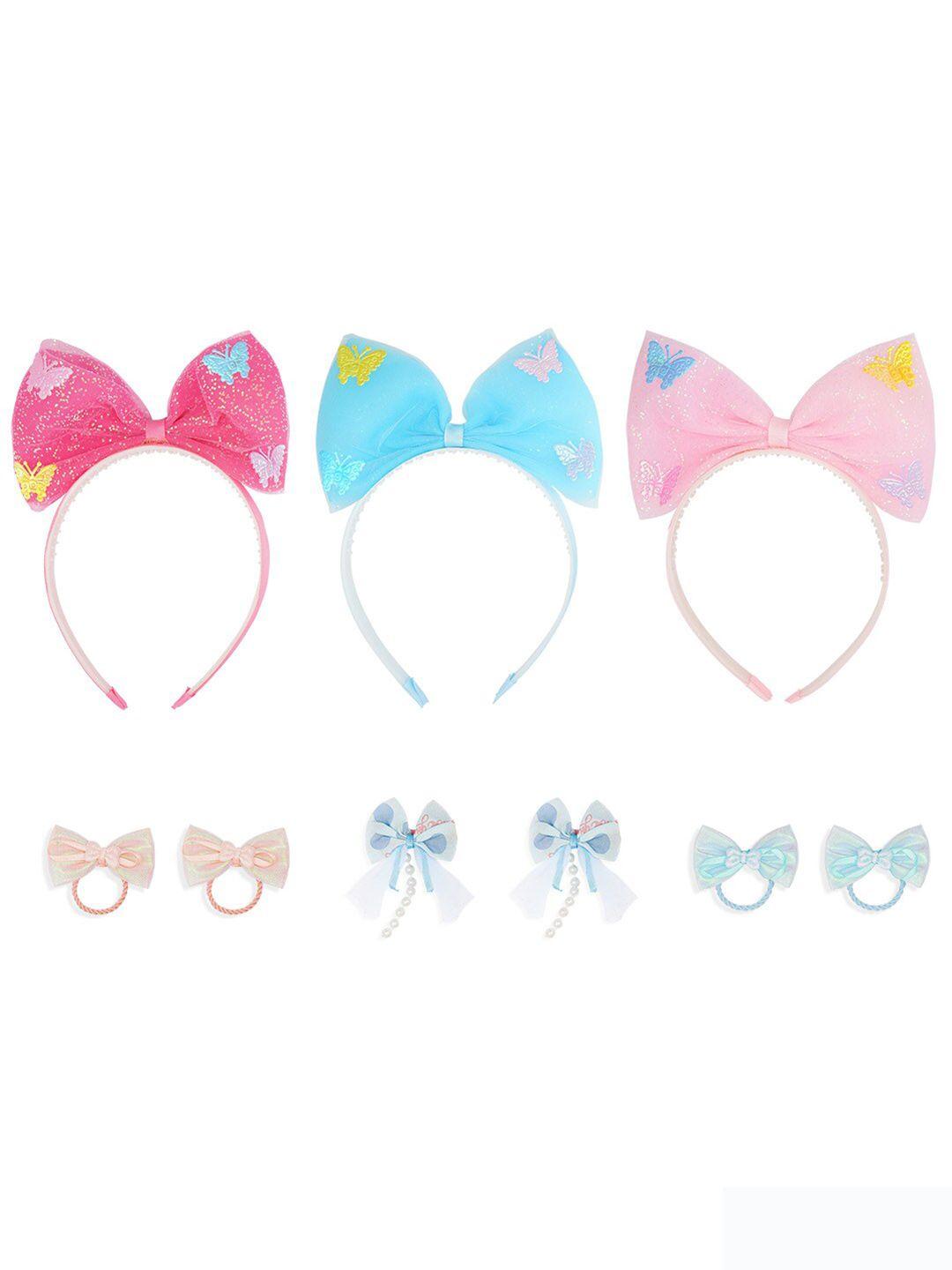 hair drama company kids girls set of 9 embellished hair accessory set of