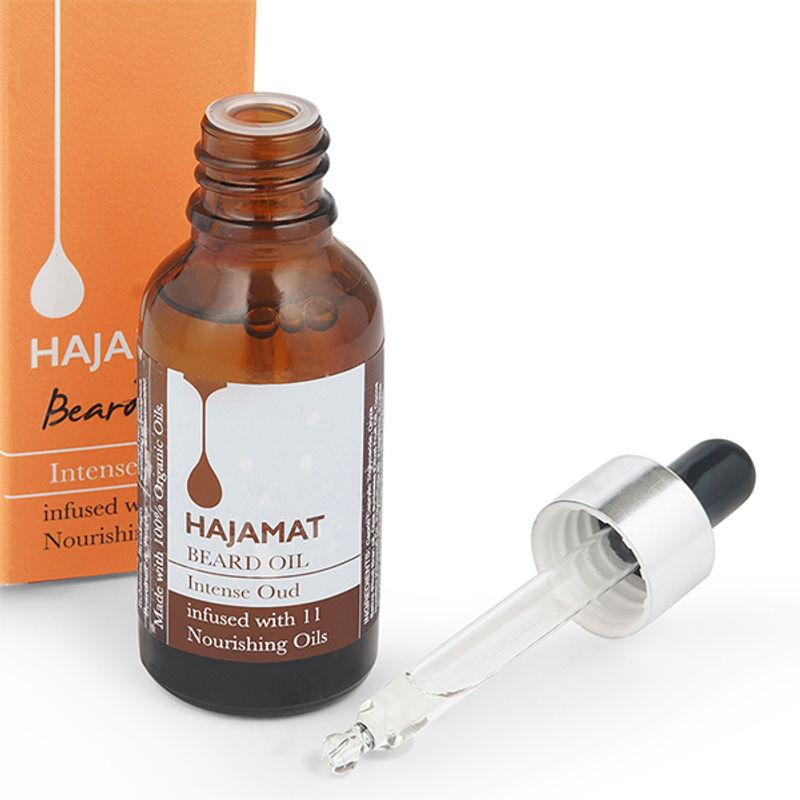hajamat organic beard oil infused with 11 nourishing oils made with 100% organic oils