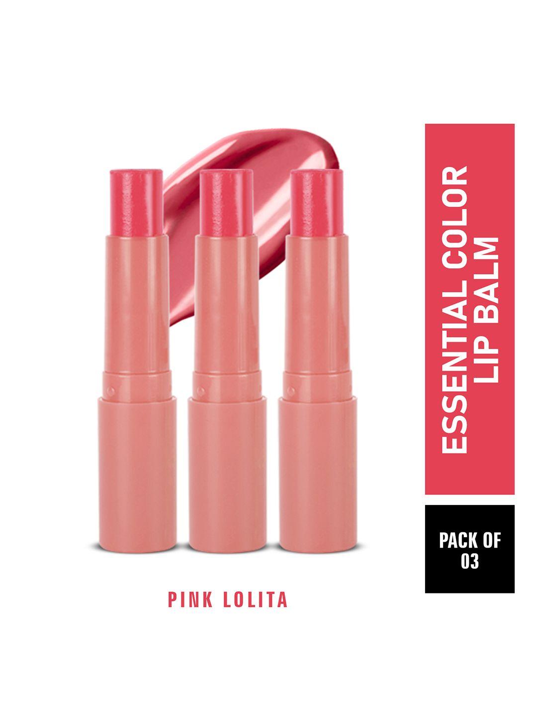 half n half set of 2 essential color lip balms - pink lolita lb-06