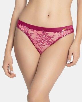 half coverage low-rise bridal eternal bliss lace thong panties