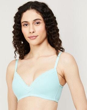 half-coverage slip-on bra