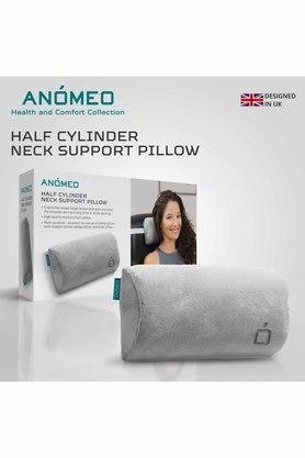 half cylinder neck support pillow - grey