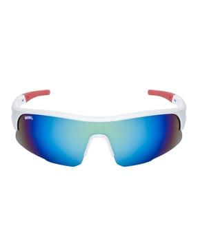 half-frame mirrored shield sunglasses-mg 9185/s c5 7519