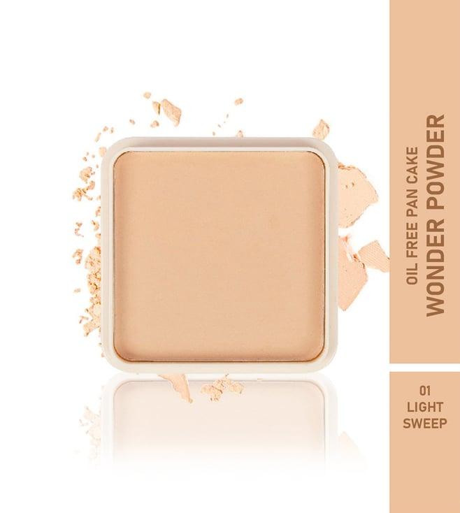 half n half oil free pan cake wonder powder 01 light sweep - 15 gm