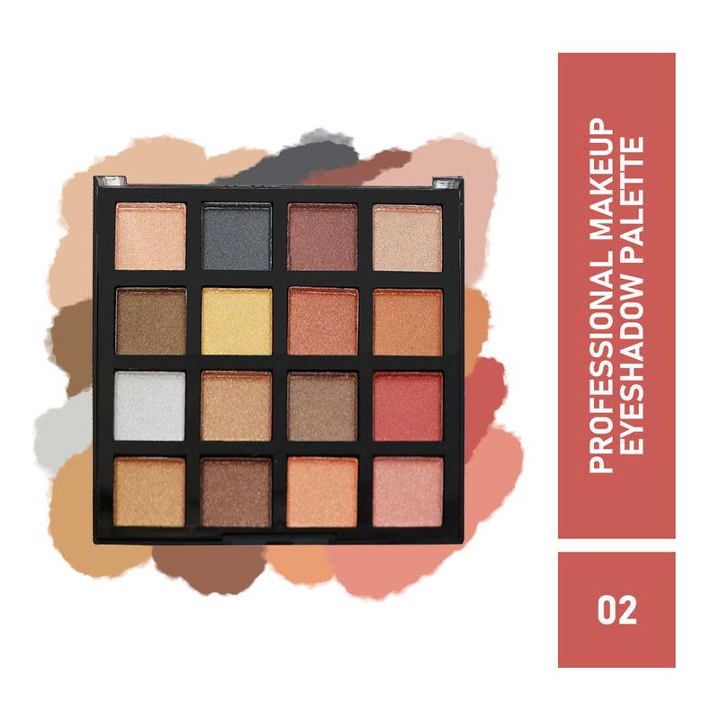 half n half professional makeup kit 16 colors eyeshadow palette