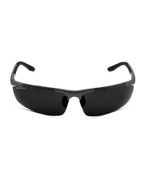 half-rim polarized sporty sunglasses
