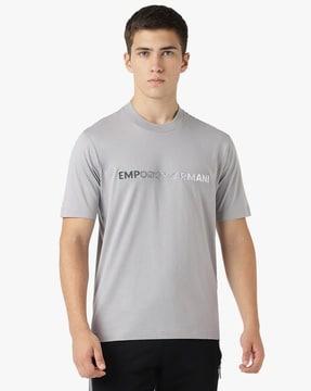 half-sleeves classic logo jersey t-shirt