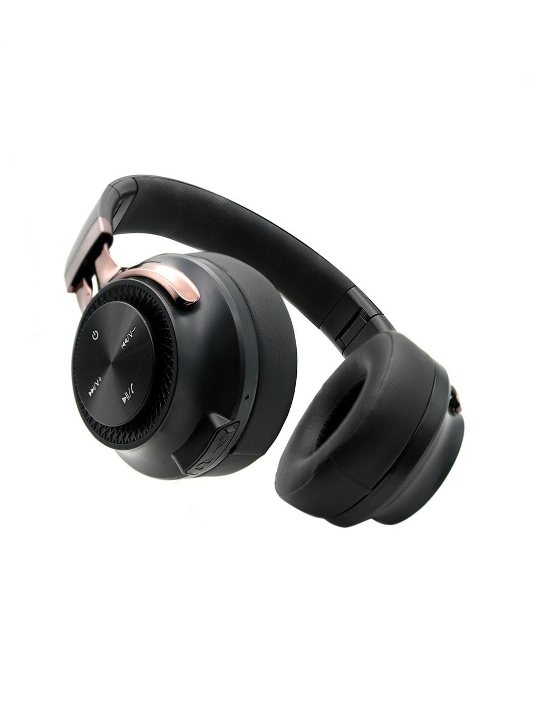 hammer black bash over the ear wireless bluetooth headphones with mic