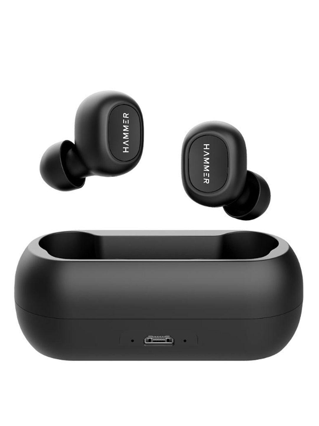 hammer black solo truly twin wireless bluetooth v5.0 earbuds