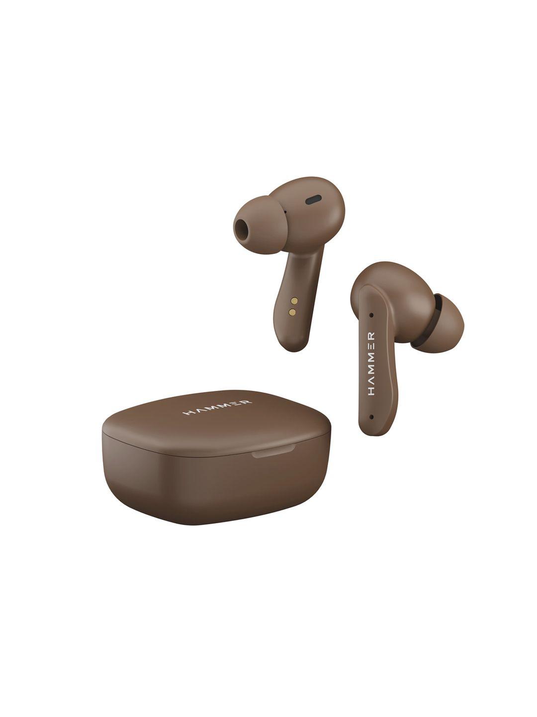 hammer solitude wireless bluetooth earbuds with enc & touch controls upto 22h playtime