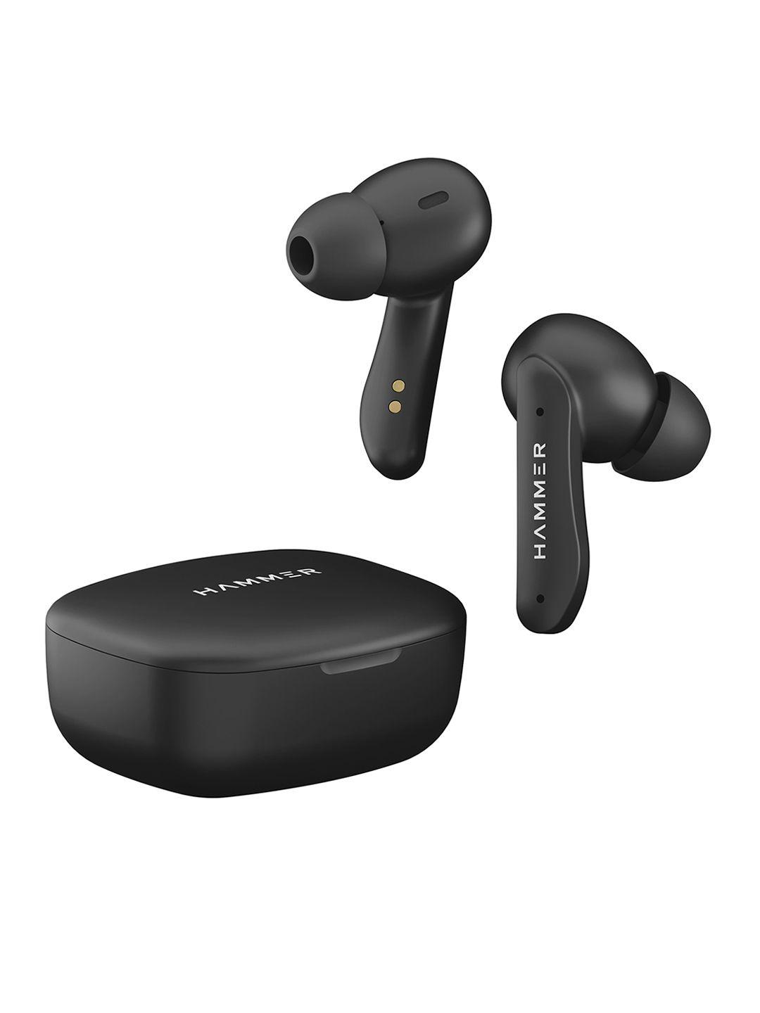 hammer solitude wireless bluetooth earbuds with enc & touch controls upto 22h playtime