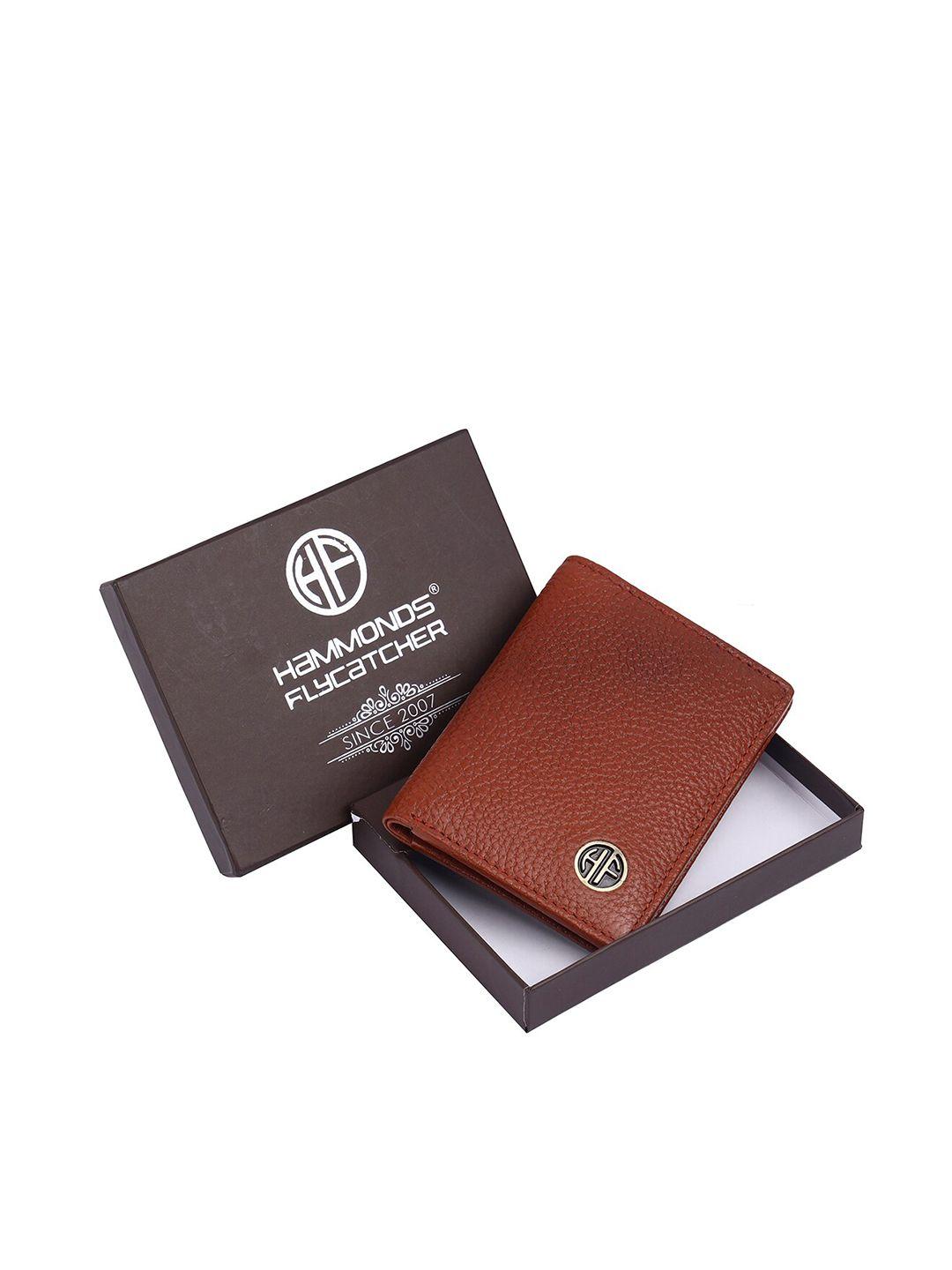 hammonds flycatcher men textured rfid protected leather two fold wallet