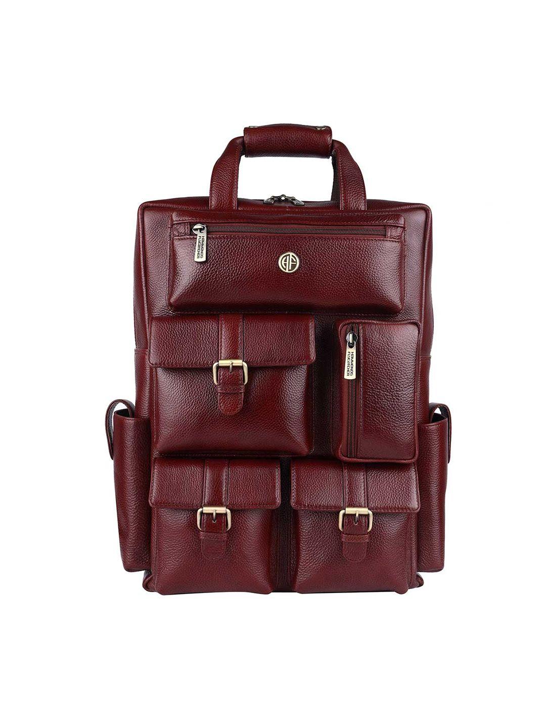 hammonds flycatcher unisex brown leather 15 inch laptop backpack