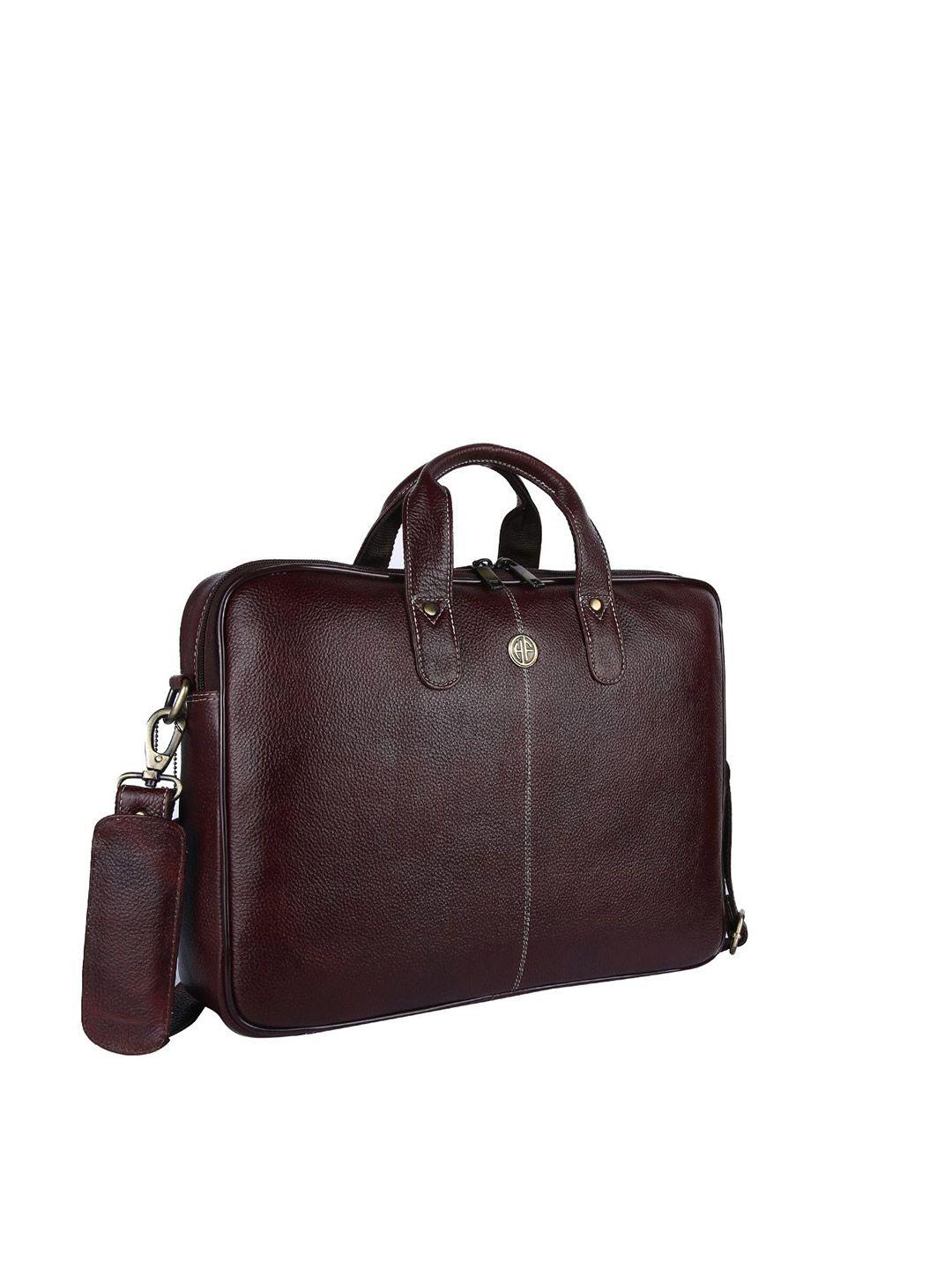 hammonds flycatcher men brown leather laptop bag