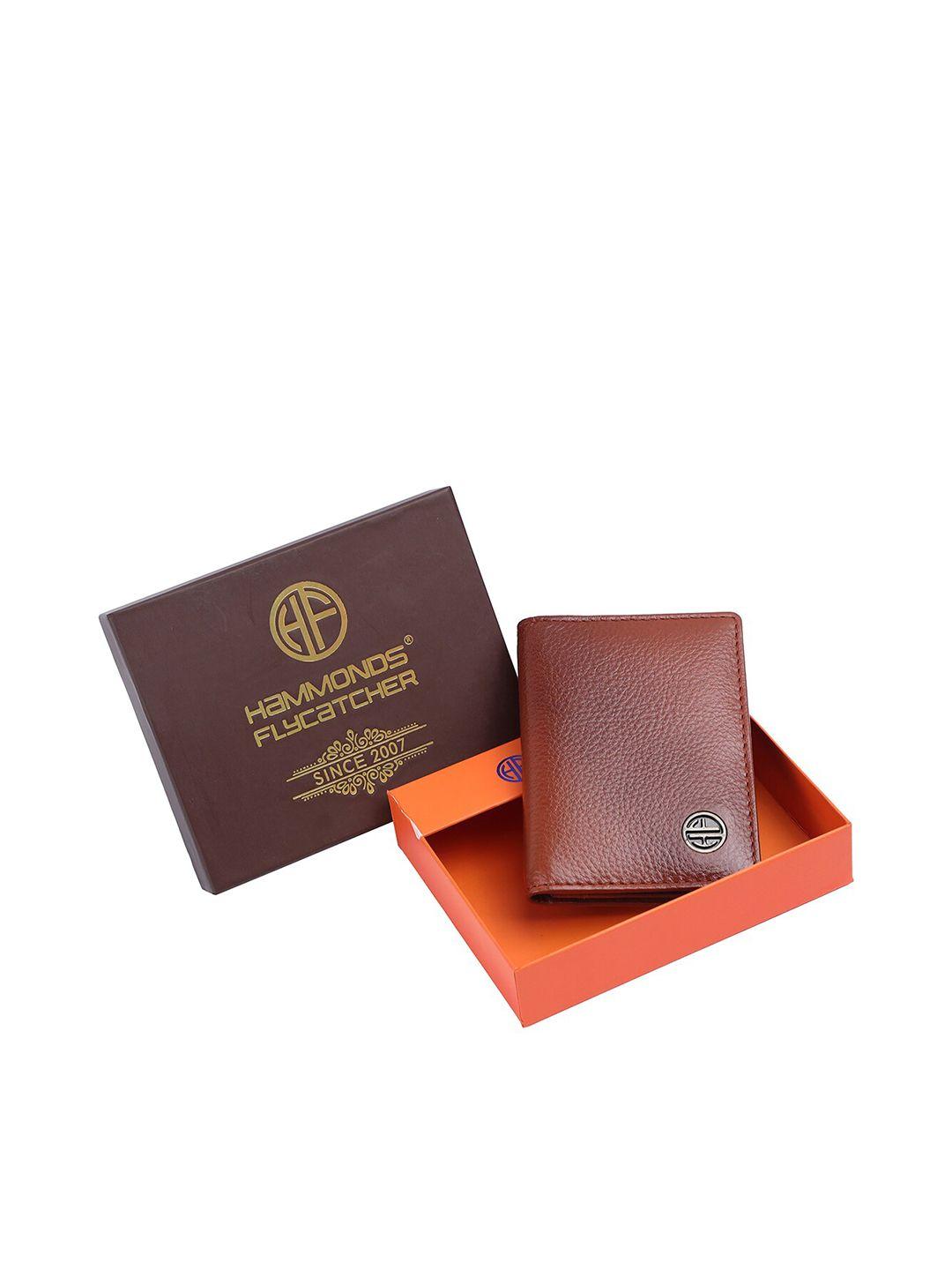 hammonds flycatcher men textured rfid protected leather card holder