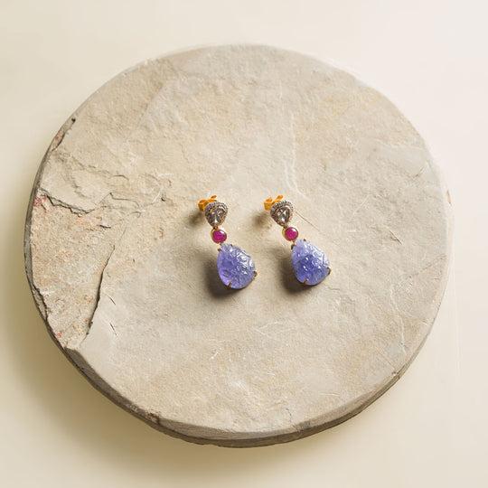 hand carved earrings