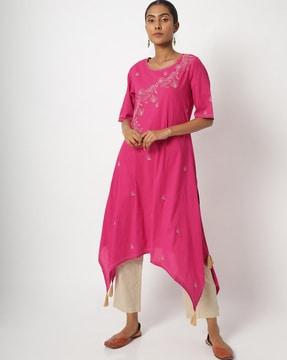 hand embroidered chikankari kurta