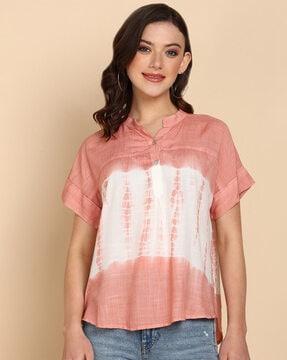 hand tie & dye relaxed fit top