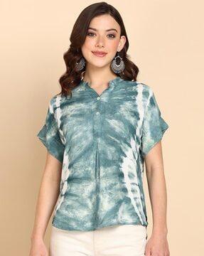 hand tie & dye relaxed fit top