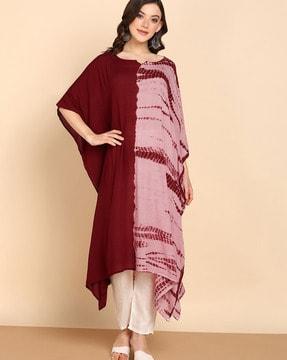 hand tie-dye kaftan kurta